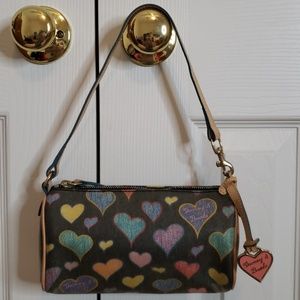 Dooney & Bourke Rainbow Crayon Hearts Purse